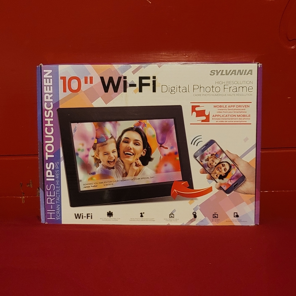 Sylvania 10" Wi-Fi Digital Photo Frame